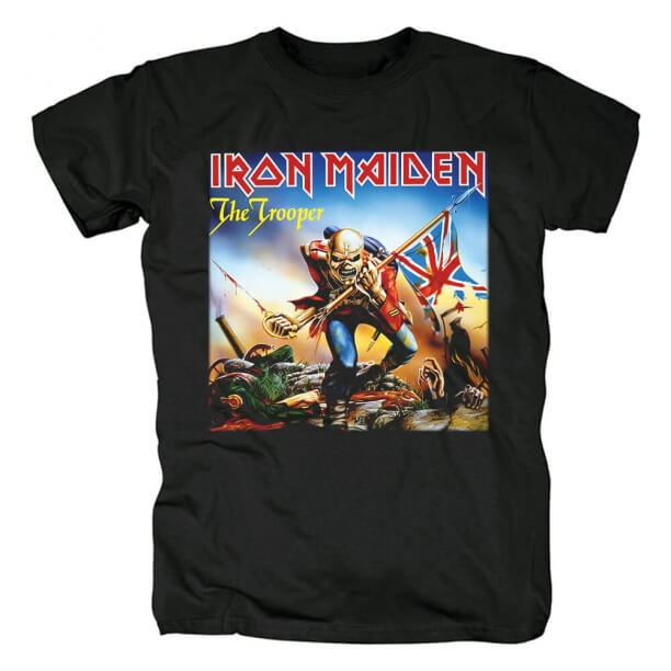 T-shirt do Iron Maiden Camisas do Rock Uk do Diabo