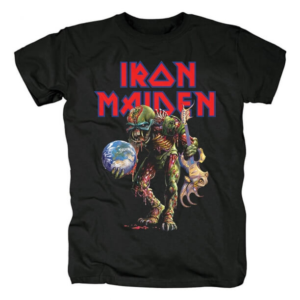 Iron Maiden Tshirts T-shirt britânico do grupo de rock do metal