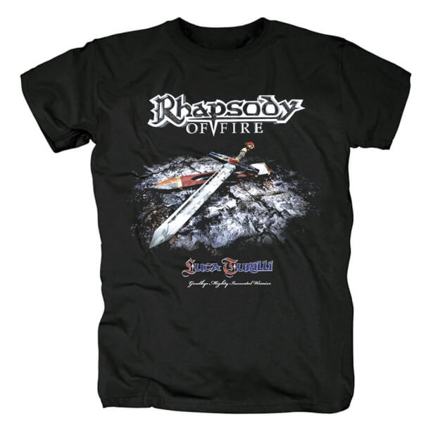 T-shirt da faixa da rhapsody de Italia