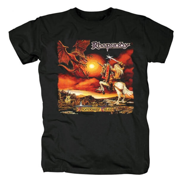 Italy Rhapsody Legendary Tales T-Shirt Metal Band Graphic Tees