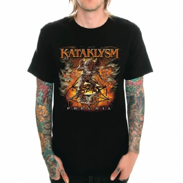 Kataklysm Band Rock Tshirt Chemise noire en métal lourd