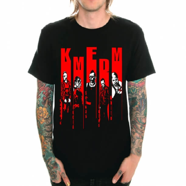 Kmfdm Band Tshirt Black Heavy Metal Tee