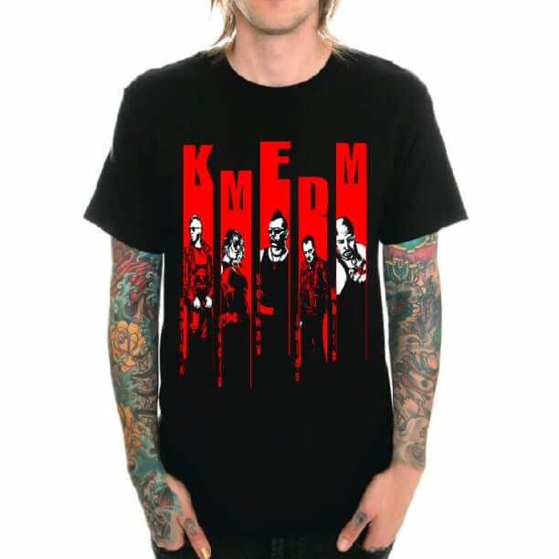 Kmfdm Band Tshirt T-shirt noir en métal lourd