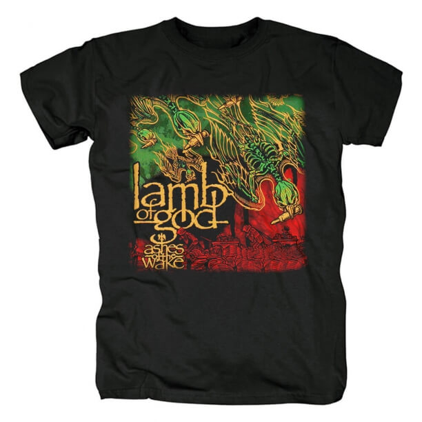 Lamb Of God Tees Us Hard Rock Metal T-Shirt