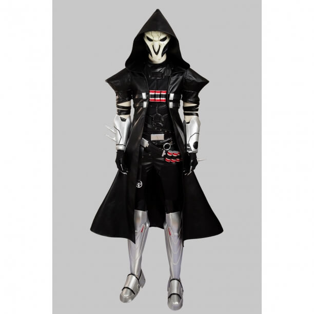 Overwatch Reaper Cosplay Costume OW Reaper Windbreaker