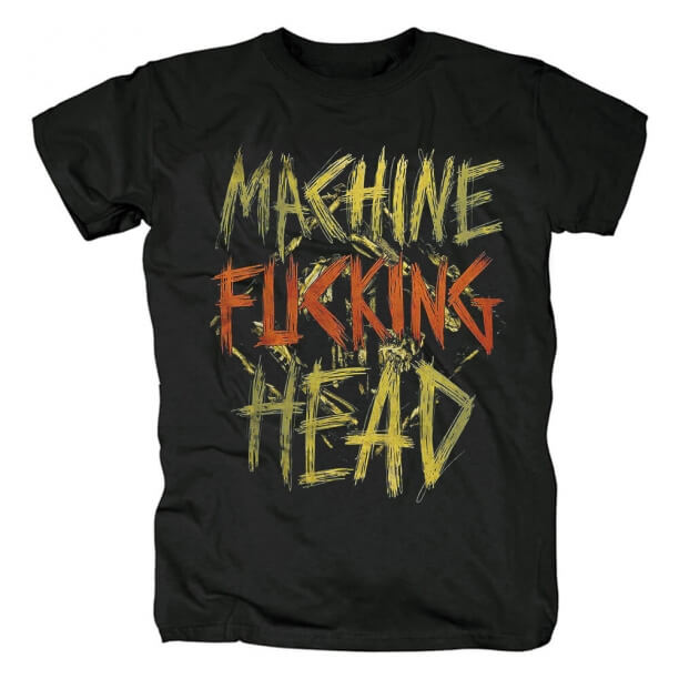 Maglietta Machine Rock Machine Fucking Head Tees California Metal Rock