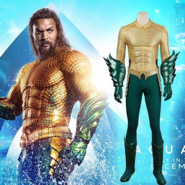 Superhero Aquaman Cosplay Costumes Justice League Arthur Curry Cosplay ...