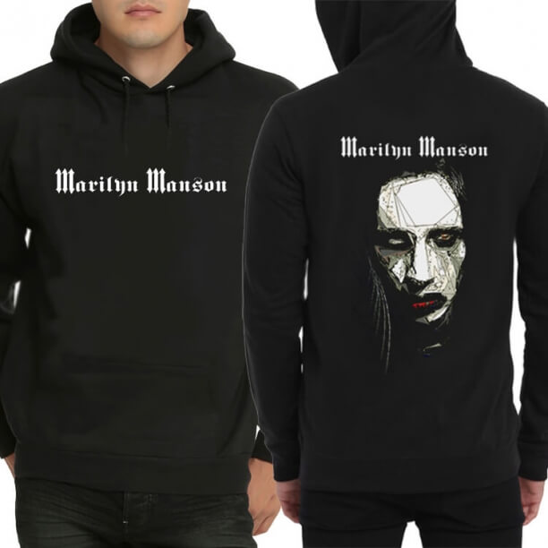Marilyn Manson Pulover negru Hoodie pentru tineri