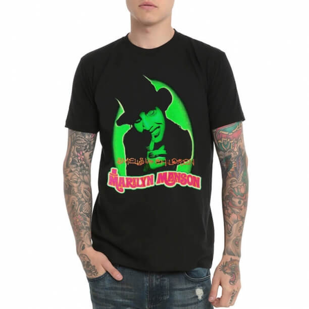 Marilyn Manson T Shirt Black Metal Tee
