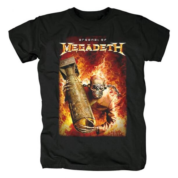 Maglietta Megadeth Tees Us Metal Rock