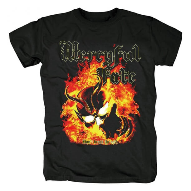 T-Shirt Mercyful Fate Hard Rock Camicie in metallo