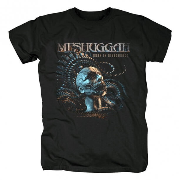 Meshuggah nascido em Dissonange t-shirt Metal Rock Graphic Tees