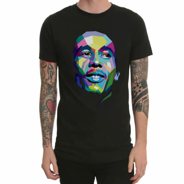 T-Shirt con stampa Metal Rock Bob Marley