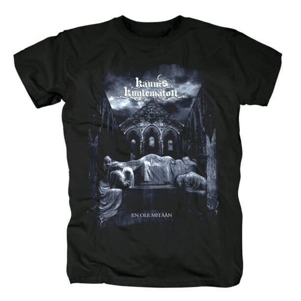 Metal Rock Graphic Tees Unique Band Kaunis Kuolematon T-Shirt