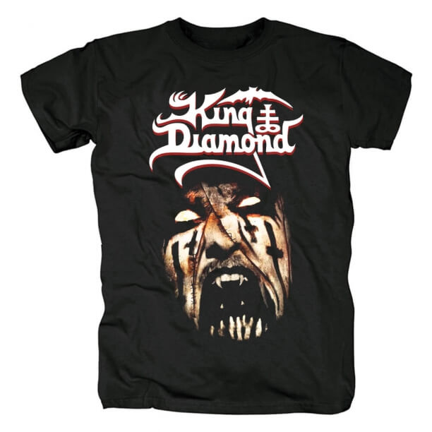 O metal Tees o t-shirt do diamante do rei