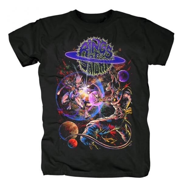 T-Shirt Legendary Warriors in metallo Tees Rings Of Saturn