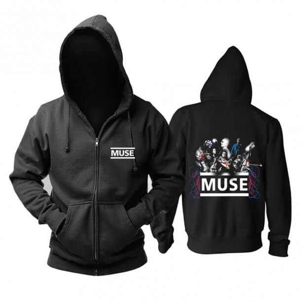 Felpa con cappuccio Muse Neo-Progressive con cappuccio Uk Metal Rock Band Hoodie