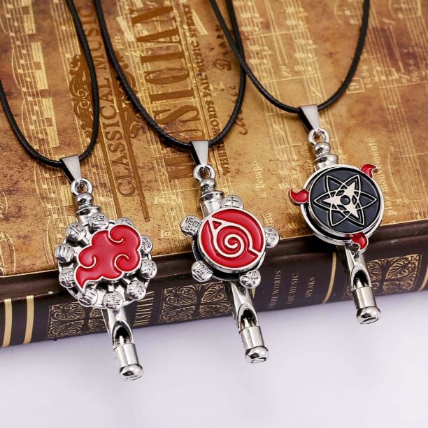 Naruto Rotating Whistle Necklace