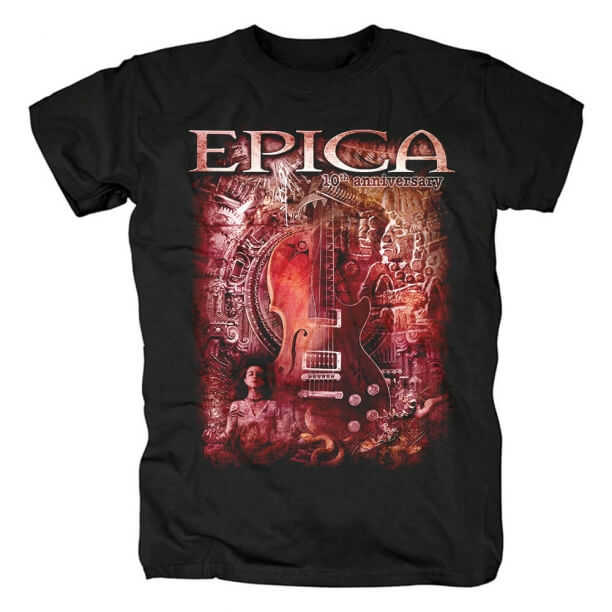 Netherlands Epica Band T-Shirt Hard Rock Metal Shirts