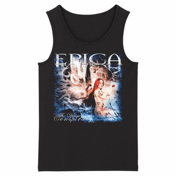 Netherlands Metal Sleeveless Tees Epica Tank Tops