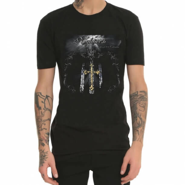 Nightwish Band Tee T-shirt en métal noir pour les jeunes