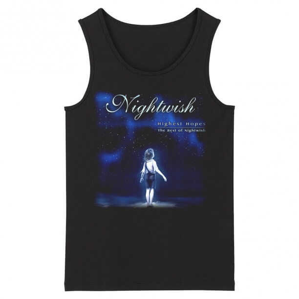 Nightwish Sem Mangas T-Shirts Finlândia Hard Rock Sem Mangas