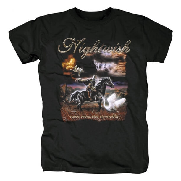 T-Shirt Nightwish Tales From The Elvenpath Finlandia Camicie in metallo