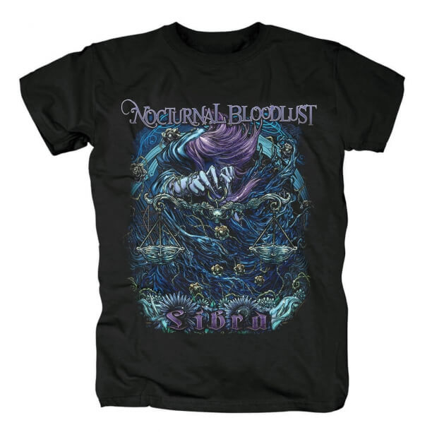 Nocturnal Bloodlust Libra Tee Shirts Japan Metal Rock T-Shirt