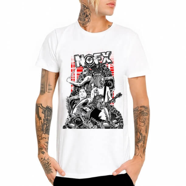 Koszulka T-shirt z nadrukiem Nofx Metal Rock