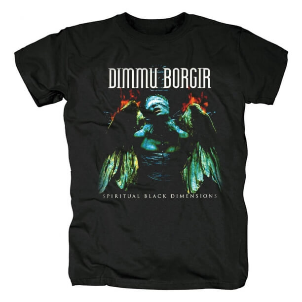 T-Shirt Dimmu Borgir in metallo nero punk della Norvegia