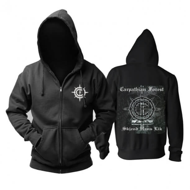 Norveç Karpat Ormanı Hoodie Metal Müzik Ter Gömlek