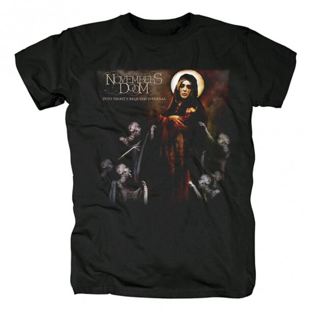 Novembers Doom Into Night'S Requiem Infernal Tees Metal T-shirt