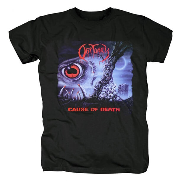 Necrologio Cause Of Death Maglietta Us Metal Tshirt