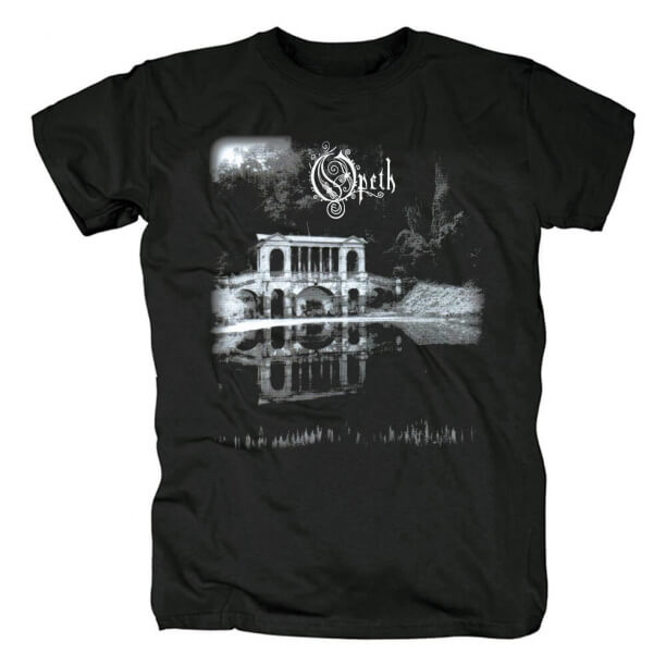 Opeth Band Tees Suedia Hard Rock Tricou metalic negru