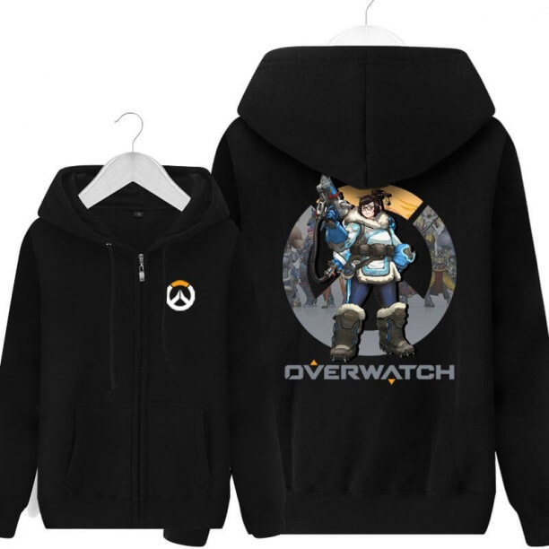 Overwatch Mei mikina muži čierny sveter