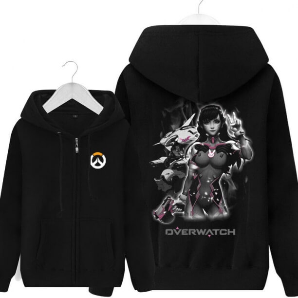 İzleme ow D.va Sweatshirt Mens siyah hoodie