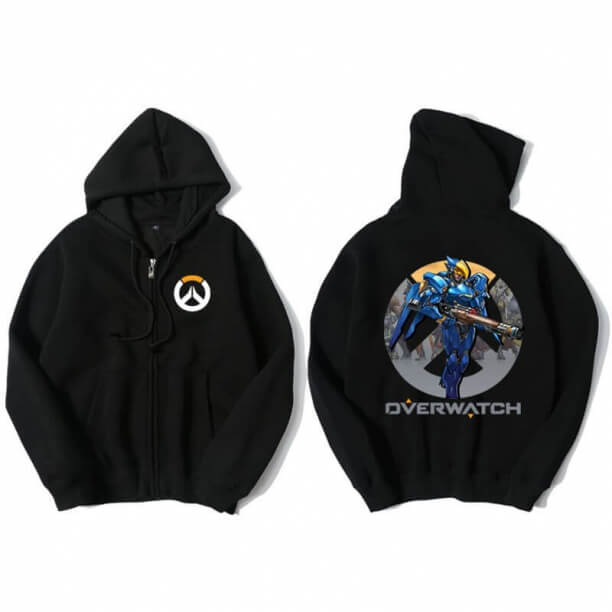 Surveillez Pharah Sweatshirt hommes Hoodies noires