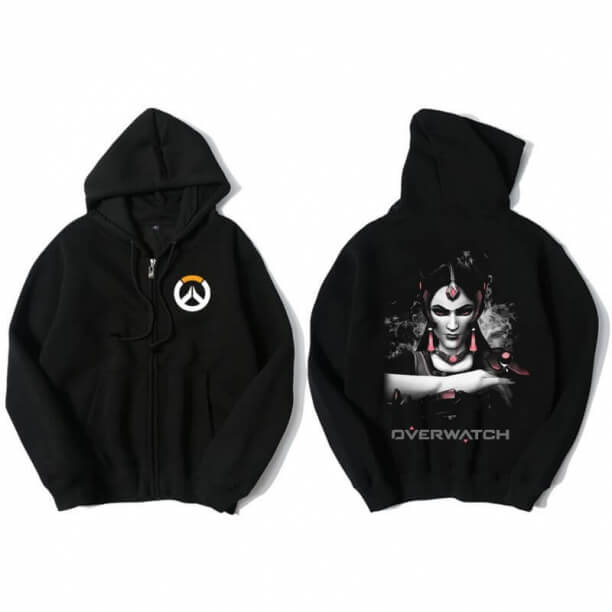 Overwatch Symmetra Sweat Shirts mens Black Hoodie