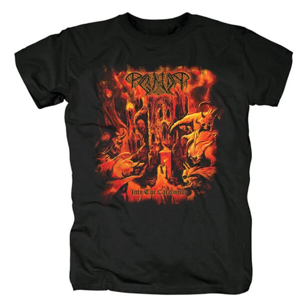 Paganizer Into The Catacombs T-Shirt Sweden Metal Band Shirts | WISHINY