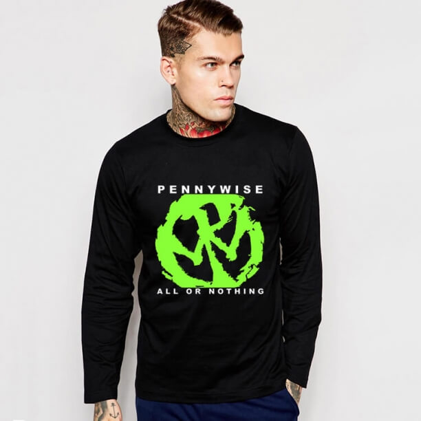Pennywise Long Sleeve T-Shirt Rock Music Team Tee