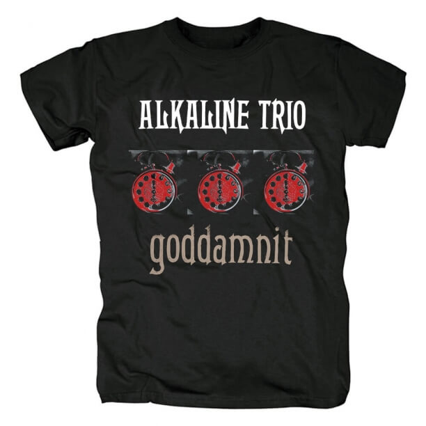 T-shirt de groupe de trio alcalin personnalisé t-shirt Chicago USA