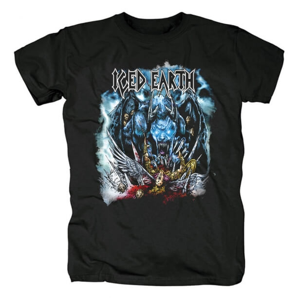 Personaliseret Band Iced Earth T-shirt Us Metal Rock Tshirts