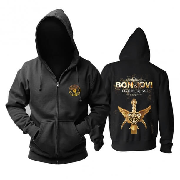 Hoodie Bon Jovi Hoody Us Metal Rock Band