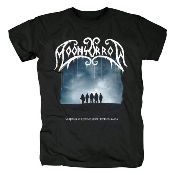 Tricou personalizat Finland Moonsorrow Tricou negru din metal negru