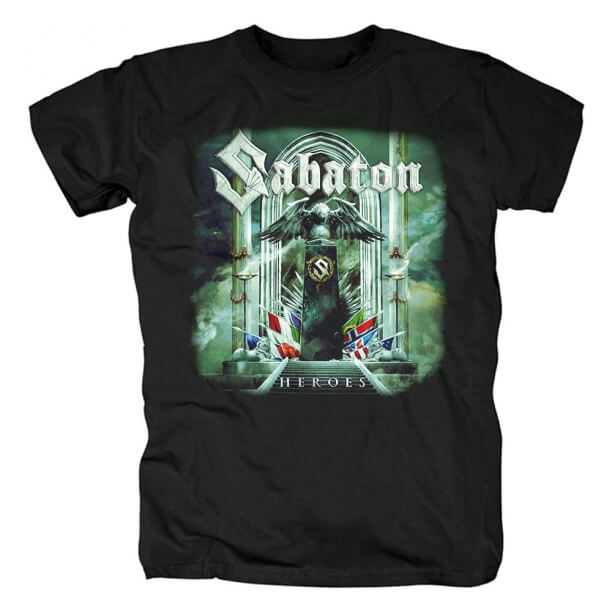 Personalisiertes Sabaton Band T Shirts Schweden-Metallpunkrock-T-Shirt