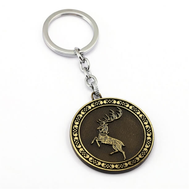 Personalized Game of Thrones House Baratheon Keychains