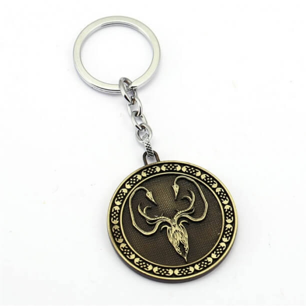 Porte-clés personnalisé Greyjoy House Game of Thrones Car Keychain