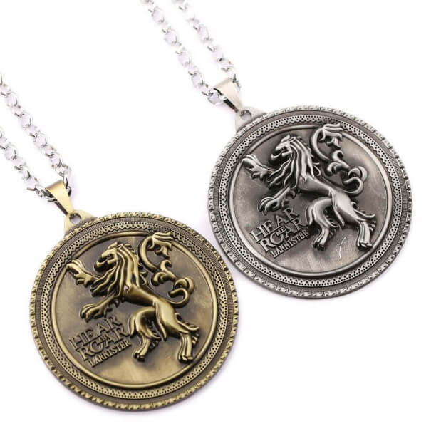 Collana Lannister personalizzata Game of Thrones Pendant