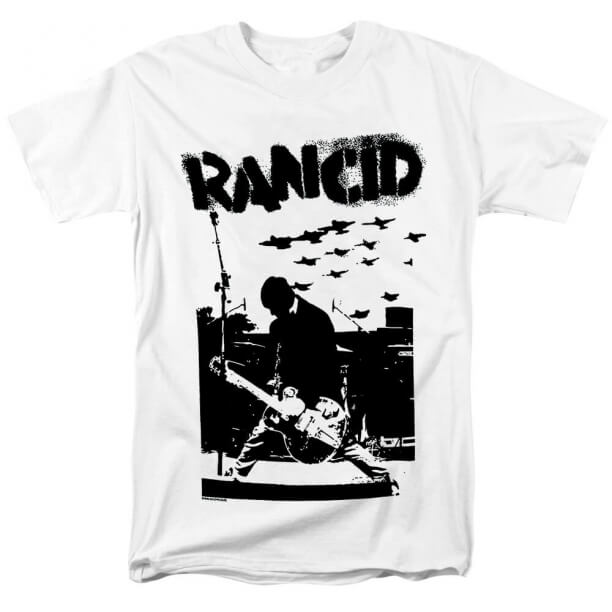 Maglietta Punk Rock Graphic Tees Rancid Tim Live