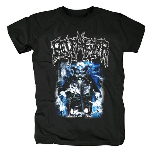 T-shirt do zombi da cabra da sujeição de Belphegor T-shirt do metal de Áustria de Belphegor da sujeição